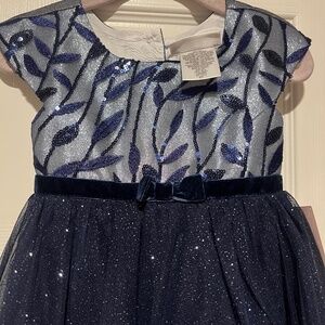 Blue Jona Michelle Toddler Girl’s dressy dress